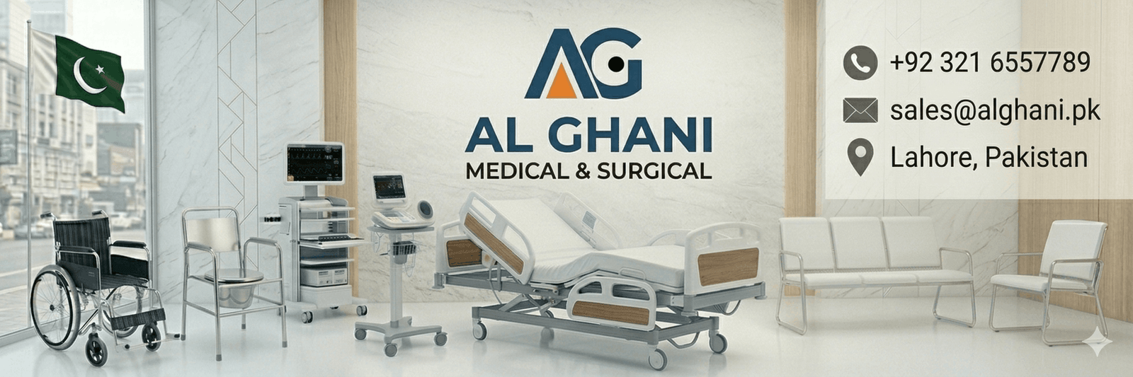 AL GHANI Medical Contact us Banner